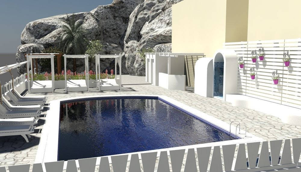 Iris Boutique Hotel Kamari  Ngoại thất bức ảnh